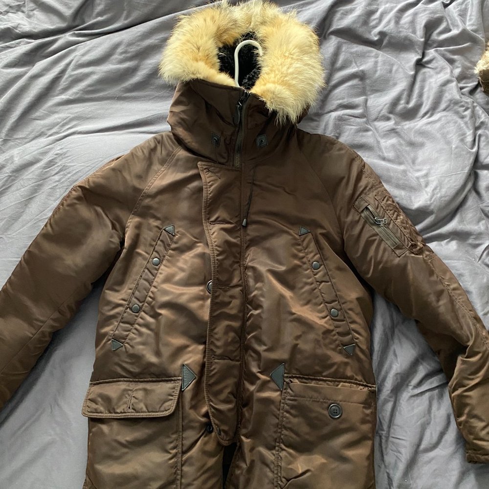 Winter Puffer Expedition Coat w/ Fur